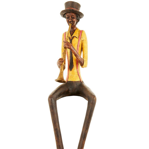 Blue Note Seated Trumpeter – view 2