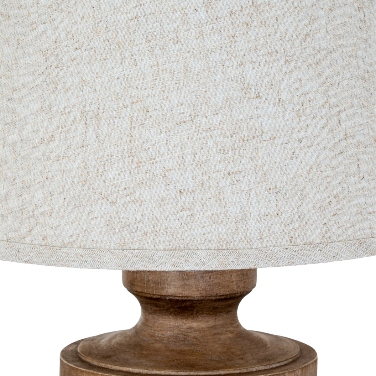 Tamsin Table Lamp With Edged Linen Shade – view 3