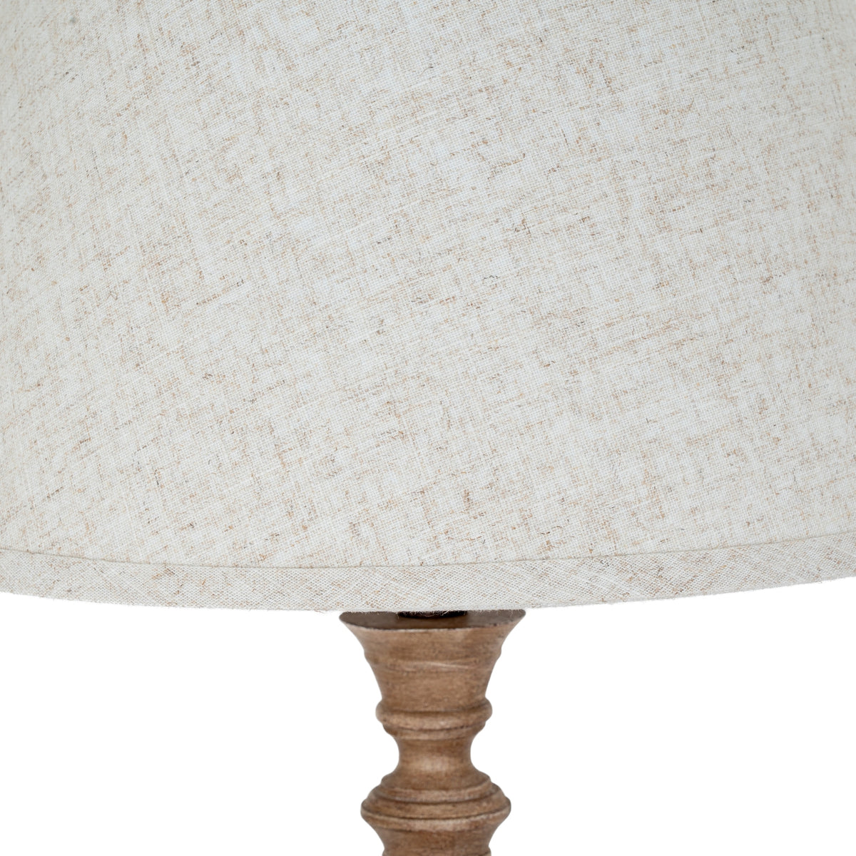 Solace Table Lamp With Edged Linen Shade – view 4