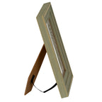 Verdant Modern Green and Gold 5X7 Wooden Picture Frame
