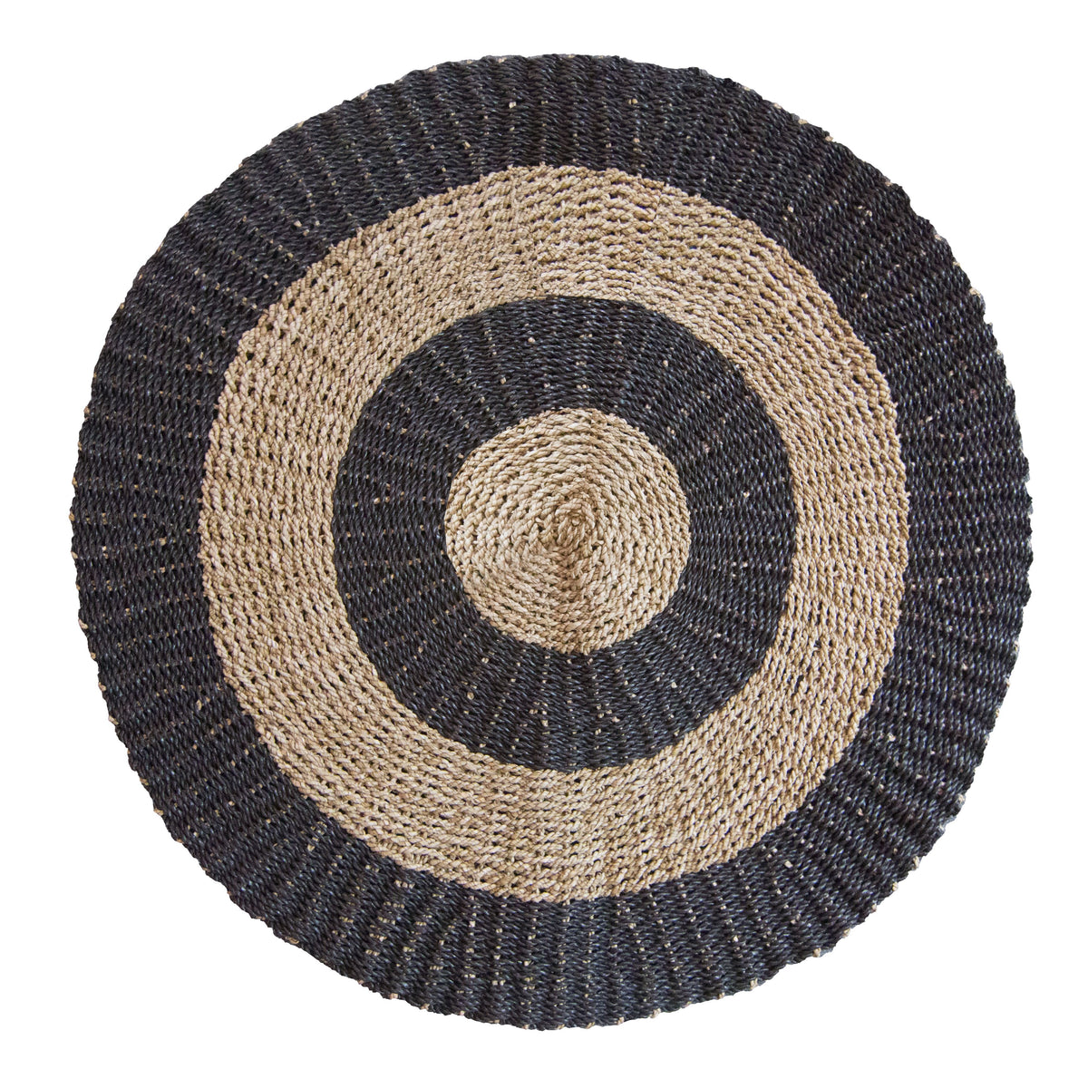 Seagrass Seagrass Round Seagrass-Black-Tan-1m Product Image