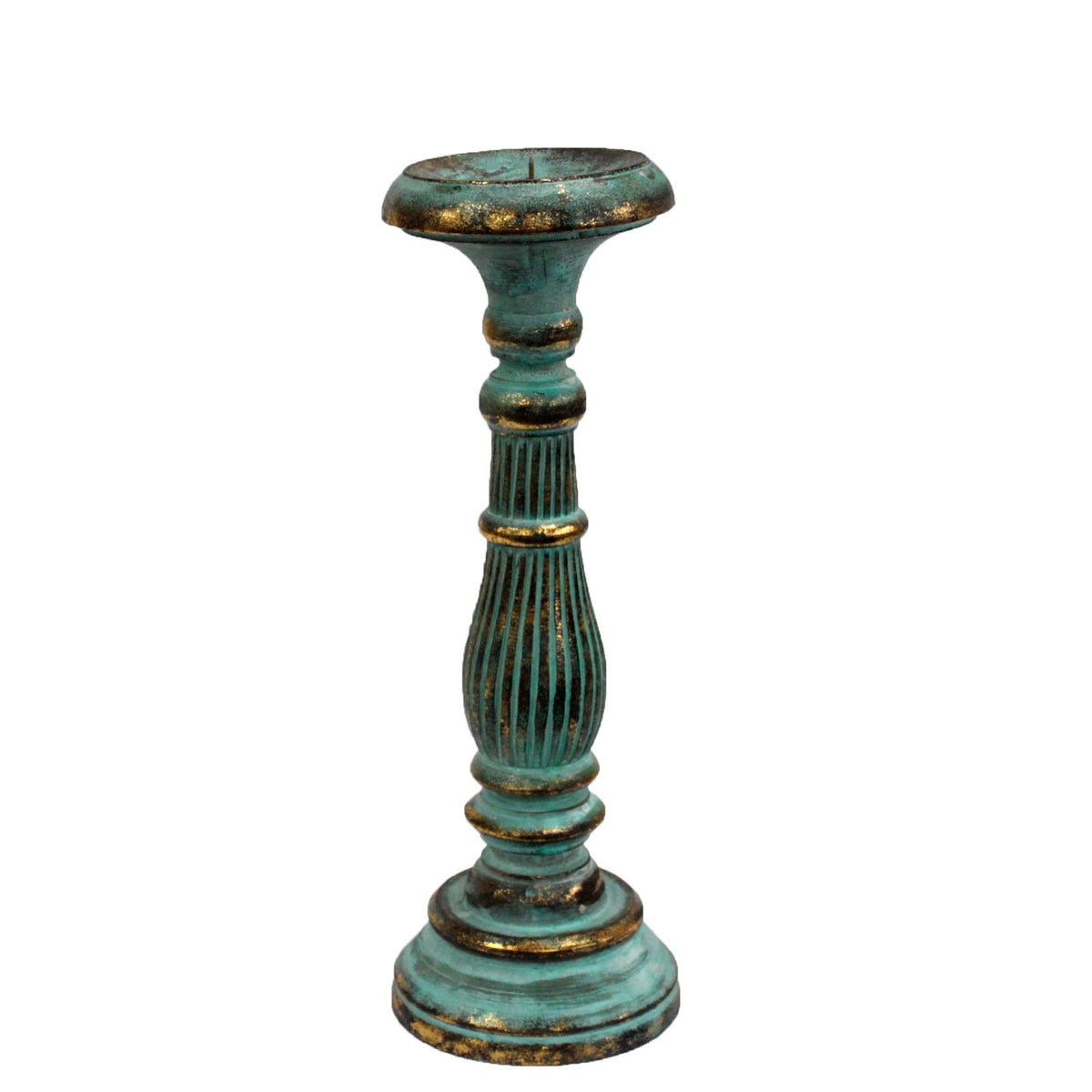 Candle Stand Medium Albasia Wood Candle-Stand Product Image