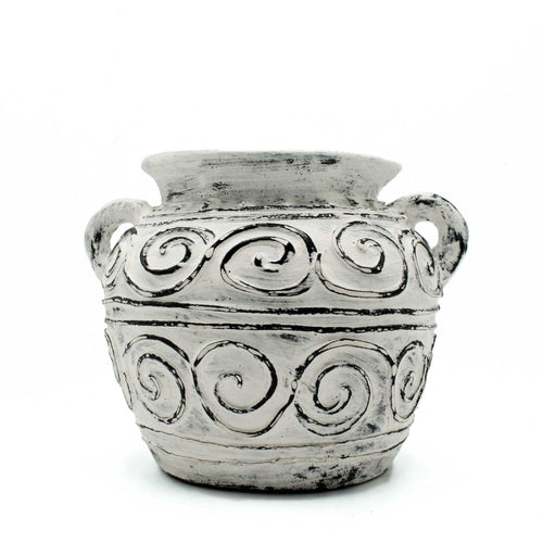 Greek Terracotta Clay-Plant-Pot-With-Handles Product Image