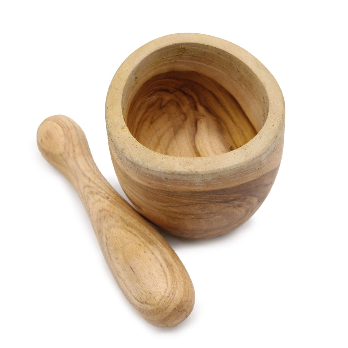 Kanso Jati-Wood Pestle and Mortar — Small