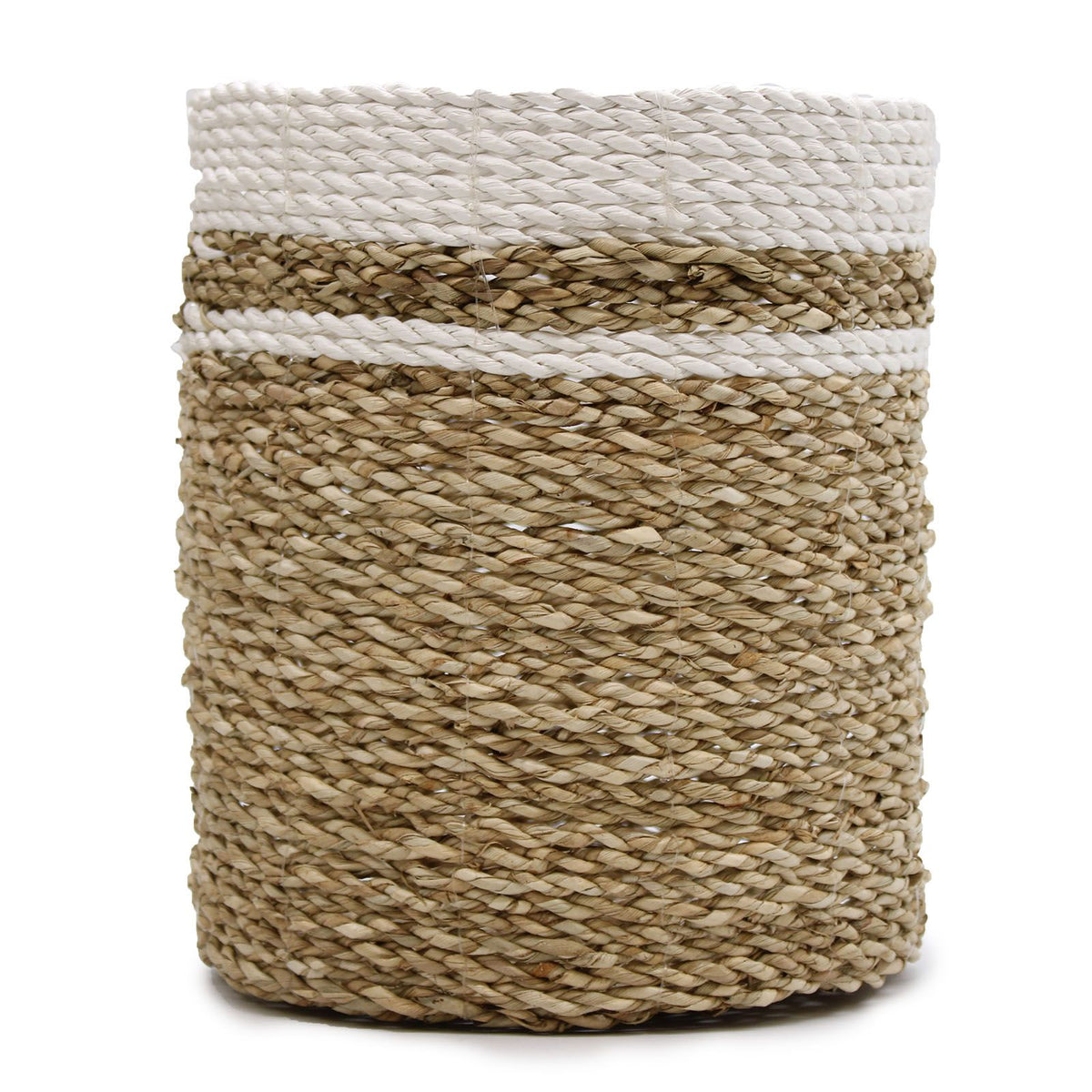 Kora Striped Seagrass Vase Set of Two